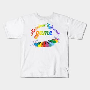 Rainbow Game keyboard Kids T-Shirt